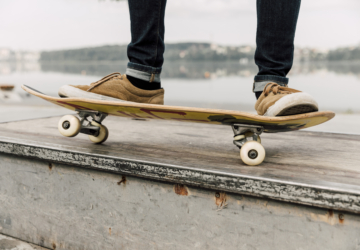 Estas sapatilhas da Vans são uma versão do modelo original de skate com a icónica “sola waffle”